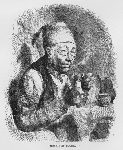 Kuvitus Assommoirille, Realistinen romaani, Emile Zola (kaiverrus) tekijältä French School