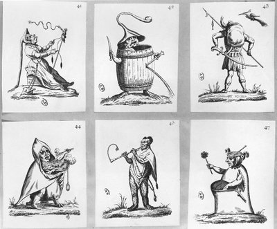 Kuvitus teoksesta "Gargantua ja Pantagruel", François Rabelais (kaiverrus) tekijältä French School