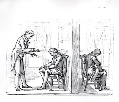 Kuvitus du Poteterin teoksesta Animal Magnetism, 1863 tekijältä French School