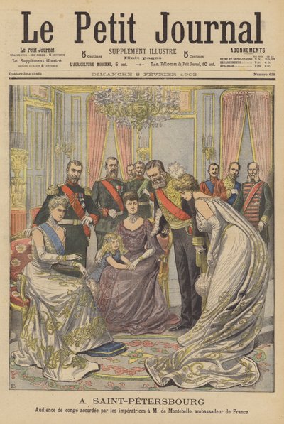 Pietarissa (väri litho) tekijältä French School