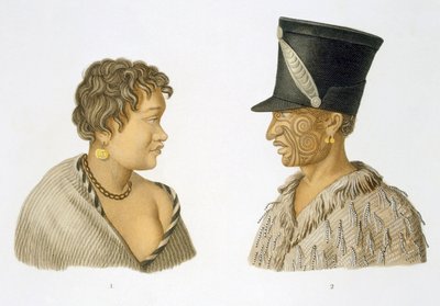 Uuden-Seelannin asukkaat, 1826 tekijältä French School