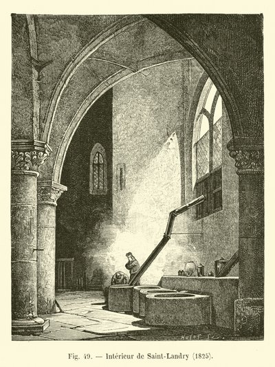 Saint-Landryn sisustus, 1825 tekijältä French School