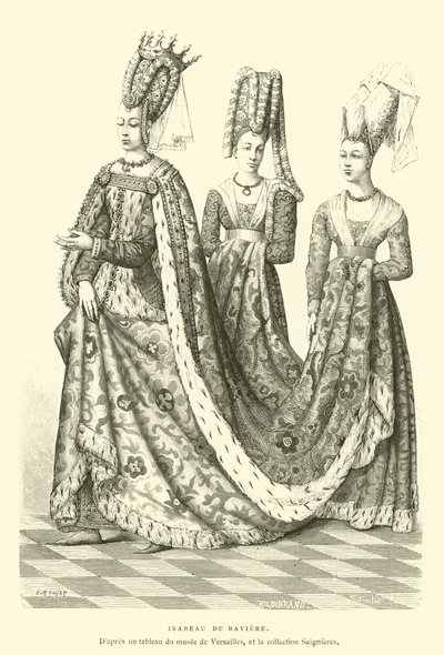 Isabeau of Baijeri (kaiverrus) tekijältä French School