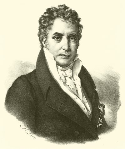 Jacques-Louis David, muotokuva (kaiverrus) tekijältä French School