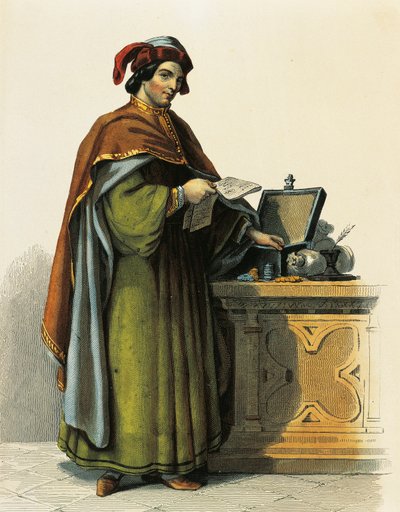 Jacques Coeur (n. 1395-1456), ranskalainen kauppias tekijältä French School