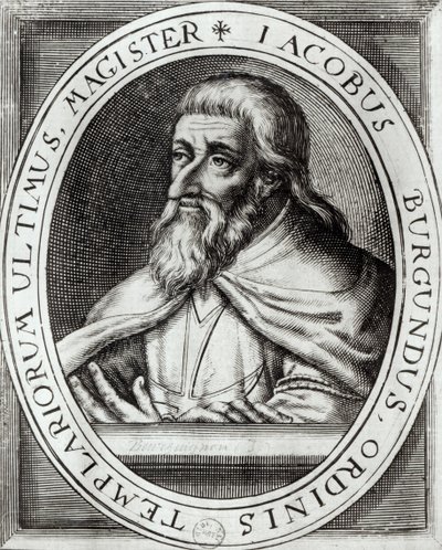 Jacques de Molay (n. 1243-1314) Temppeliritarien mestari tekijältä French School