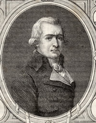 Jean-Baptiste-Andre Amar Louis Blancin (1811-82) "Histoire de la Revolution Francaisesta" tekijältä French School