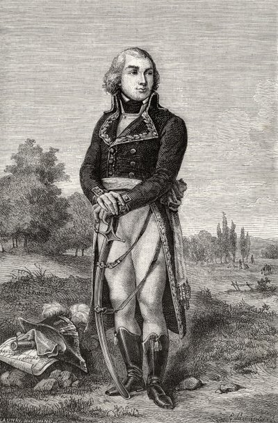 Jean-Baptiste Jourdan, Louis Blancin (1811-82) "Histoire de la Revolution Francaisesta" tekijältä French School