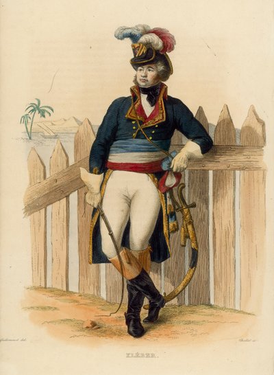 Jean-Baptiste Kleber (värillinen kaiverrus) tekijältä French School