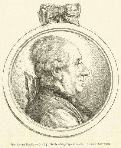 Jean-Baptiste Pigalle (kaiverrus) tekijältä French School
