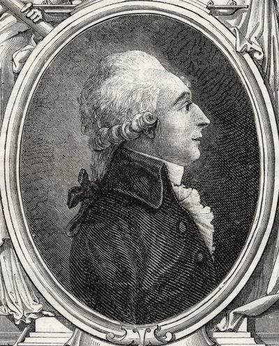 Jean-Baptiste du Val-de-Grace, Baron de Cloots, Louis Blancin (1811-82) "Histoire de la Revolution Francaisesta" tekijältä French School