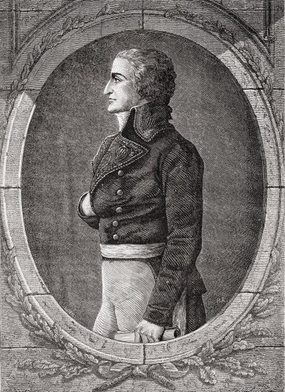 Jean-Jacques Regis de Cambaceres (1753-1824) Parman herttua, Louis Blancin (1811-82) "Histoire de la Revolution Francaise" -teoksesta, kaiverrus Pannemaker (s.1822) 1847-62 tekijältä French School