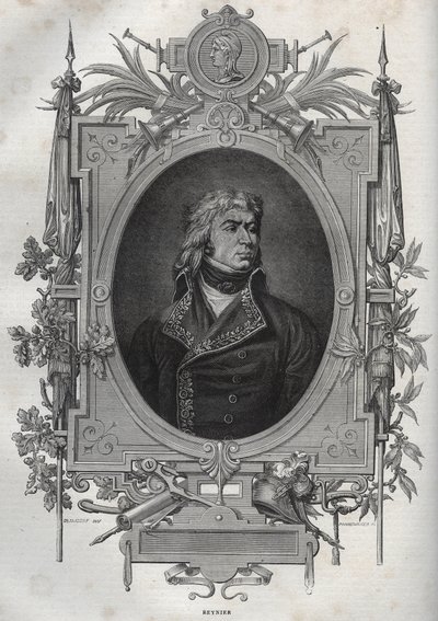 Jean-Louis-Ebenezer REYNIER (1771-1814), vallankumouksen ja ensimmäisen imperiumin ranskalainen kenraali - Jean Louis Ebenezer Reynier, Ranskan armeijan kenraali upseeri Ranskan vallankumoussotien aikana - Maurice La Charestin "" Nouvelle Encyclopedie Nati tekijältä French School