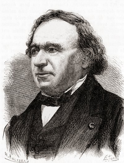 Jean Baptiste André Dumas, teoksesta "Tieteen ihmeet", julkaistu noin 1870 (kaiverrus) tekijältä French School