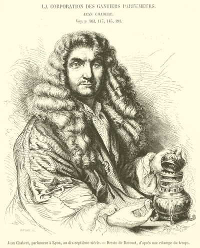 Jean Chabert, parfyymi Lyonissa 1600-luvulla (kaiverrus) tekijältä French School