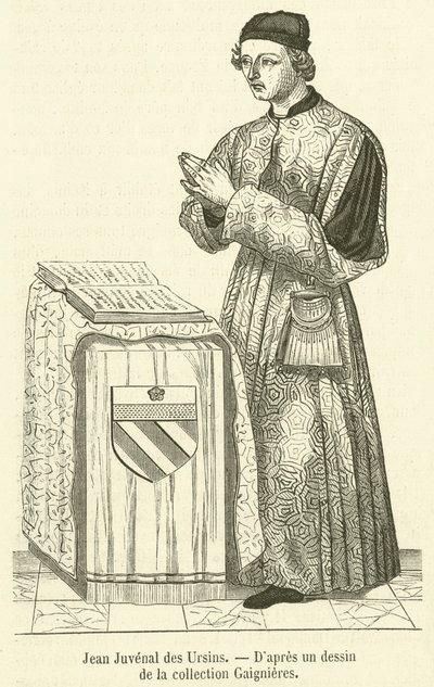 Jean Juvenal des Ursins (kaiverrus) tekijältä French School