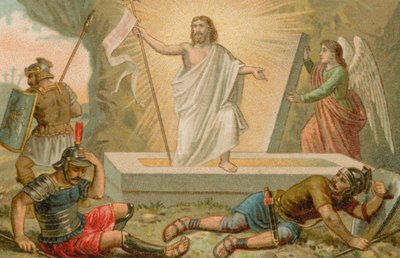 Jeesus Kristus nousemassa haudastaan tekijältä French School