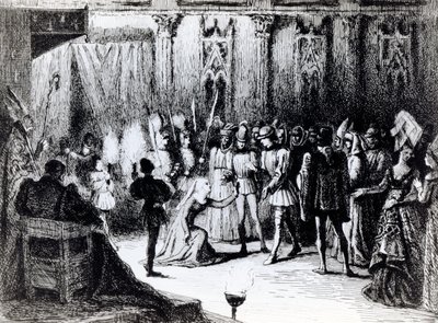 Kaarle VII vastaanotti Jeanne d