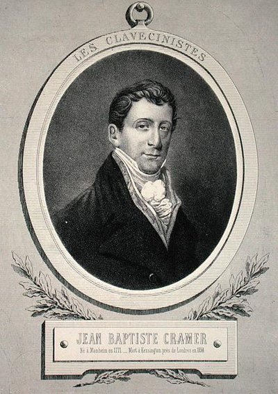 Johann Baptist Cramer (1771-1858), kaiverrus Alfred Lemoine (litho) tekijältä French School