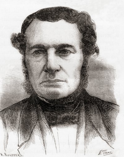 Joseph-François Malgaigne, teoksesta "Les Merveilles de la Science", julkaistu noin vuonna 1870 (litografia). tekijältä French School