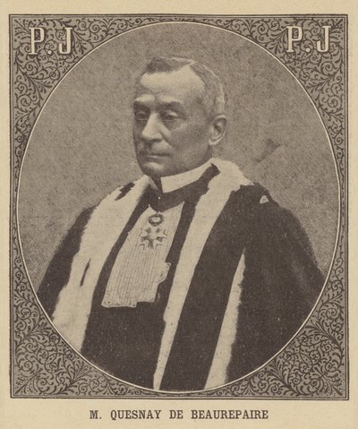 Jules Quesnay de Beaurepaire, ranskalainen tuomari tekijältä French School