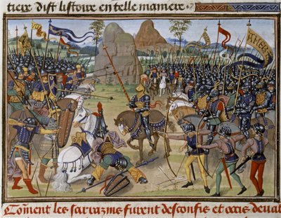 KARL MARTELL: Poitiersin taistelu, 732 tekijältä French School