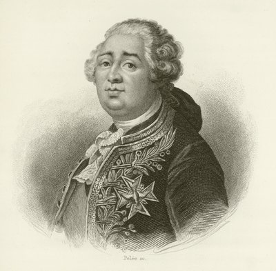 Ranskan kuningas Ludvig XVI tekijältä French School