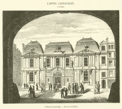 Hotel Carnavalet (kaiverrus) tekijältä French School