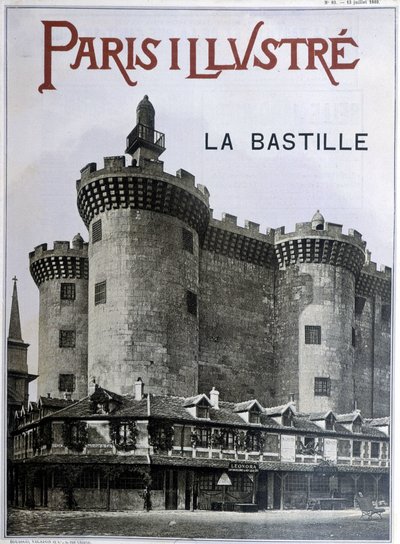 La Bastille. "Paris illustrious" -sanomalehden kansi, 13. heinäkuuta 1889. tekijältä French School