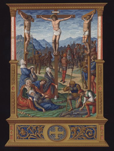 La Calvaire, ranskalainen käsikirjoitus 1400-luvun lopulta tekijältä French School