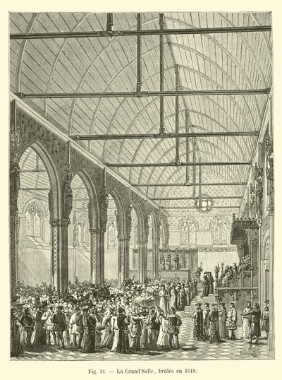 GrandSalle paloi vuonna 1618 tekijältä French School