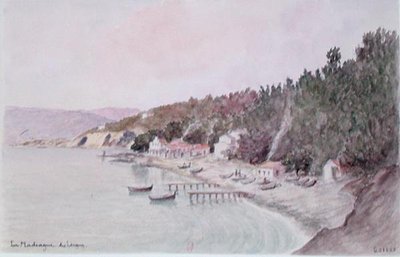 La Madrague des Lecques (akvarelli paperille) tekijältä French School