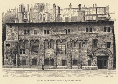 Manecanterie, Lyon, nykyinen tila (kaiverrus) tekijältä French School