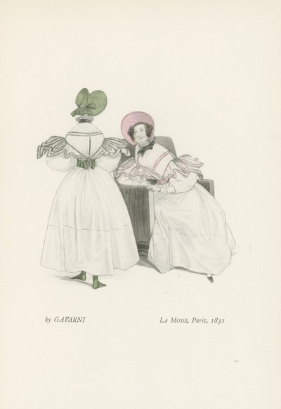 Muoti, Pariisi, 1831 tekijältä French School