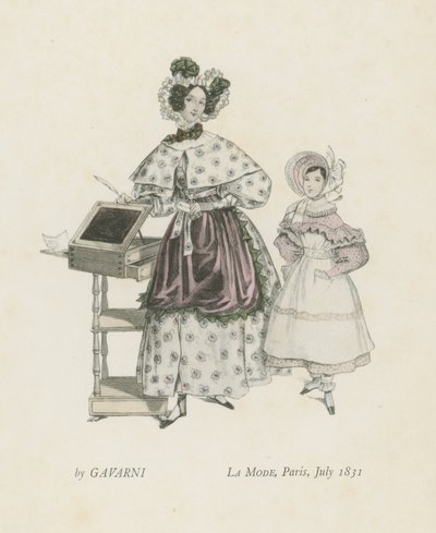 Muoti, Pariisi, heinäkuu 1831 tekijältä French School