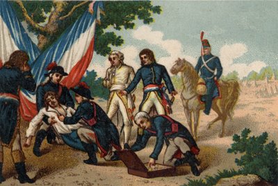 Kenraali Marceaun kuolema (Francois-Severin Desgraviers Marceau tekijältä French School