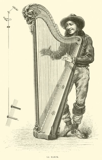 La harpe (gravat)finès tekijältä French School