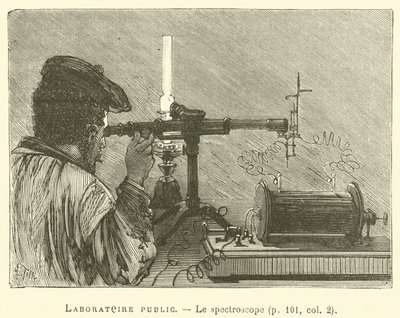 Julkinen laboratorio, Spekroskooppi (kaiverrus) tekijältä French School