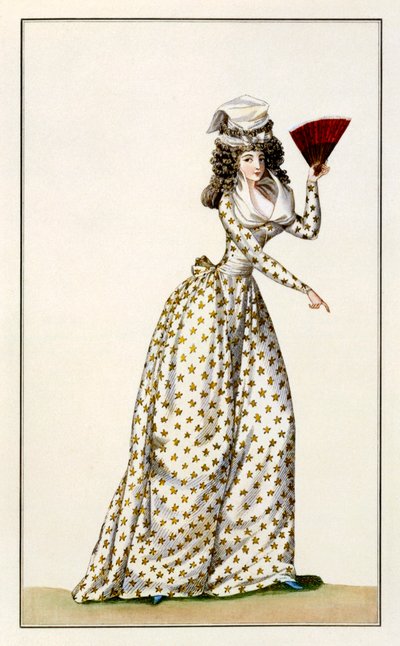 Ladies Robe Etoile, Journal of Fashion and Taste, 1791 tekijältä French School