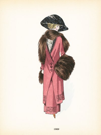 Naisten muoti, 1909 tekijältä French School
