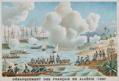 Ranskalaisten maihinnousu Algeriassa, 1830 tekijältä French School