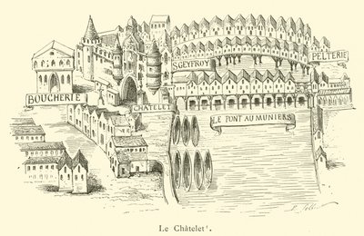 Le Chatelet (kaiverrus) tekijältä French School
