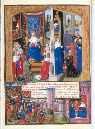 Le Livre des faits Monseigneur Saint Louis (Pyhän Ludvigin kirja) tekijältä French School