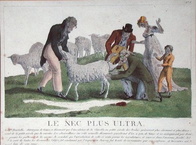 Le Nec Plus Ultra, c.1807 (värillinen kaiverrus) tekijältä French School