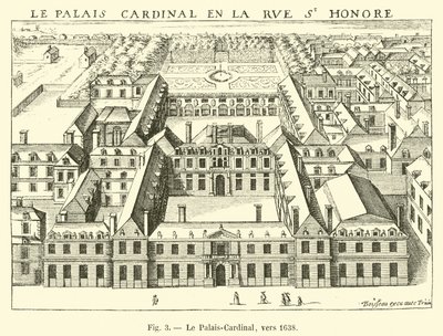 Palais-Cardinal, noin 1638 tekijältä French School