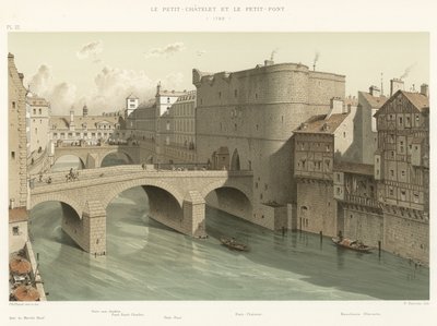 Petit-Chatelet ja Petit-Pont, 1780 tekijältä French School