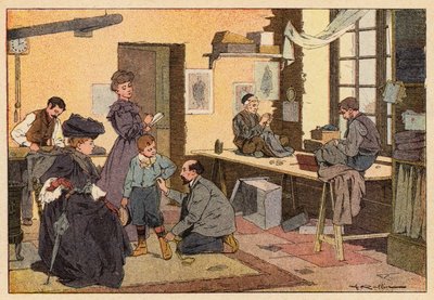 Le Tailleur, Tailor (väri litho) tekijältä French School