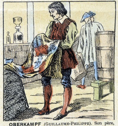 Värjäys Guillaume-Philippe Oberkampf - kuvat d