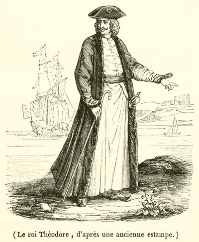 Le roi Theodore (kaiverrus) tekijältä French School