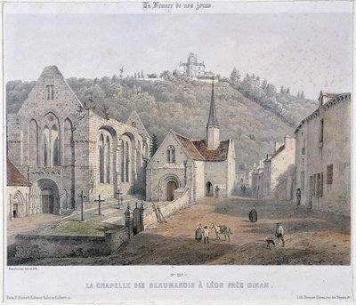 Abadia de Lehon i capella de Beaumanoir prop de Dinanfinnish tekijältä French School